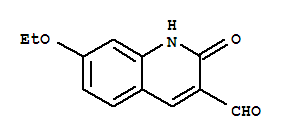 7-乙氧基-2-氧代-1,2-二氢-3-喹啉甲醛结构式_319490-90-9结构式