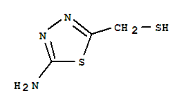 (8ci)-2-氨基-5-(疏基甲基)-1,3,4-噻二唑结构式_32003-38-6结构式
