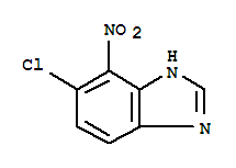 (9ci)-5-氯-4-硝基-1H-苯并咪唑结构式_32046-86-9结构式