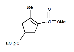 (8ci,9ci)-4-甲基-3-环戊烯-1,3-二羧酸结构式_32116-54-4结构式