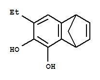 (8ci)-7-乙基-1,4-二氢-1,4-甲烷萘-5,6-二醇结构式_32139-64-3结构式