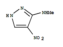 N-甲基-4-硝基-1H-吡唑-3-胺结构式_321533-59-9结构式
