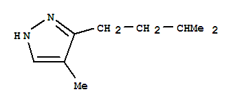 4-甲基-3-(3-甲基丁基)-1H-吡唑结构式_321864-89-5结构式