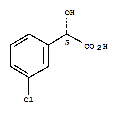 (S)-3-氯扁桃酸结构式_32222-43-8结构式