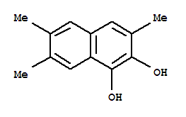 (8ci)-3,6,7-三甲基-1,2-萘二醇结构式_32249-78-8结构式