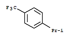 4-异丙基三氟甲苯结构式_32445-99-1结构式
