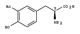 3-乙酰基-L-酪氨酸结构式_32483-30-0结构式