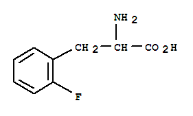 2-氟-L-苯基丙氨酸结构式_325-69-9结构式