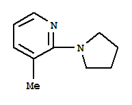 (9Ci)-3-甲基-2-(1-吡咯烷)-吡啶结构式_325460-81-9结构式