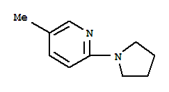 (9Ci)-5-甲基-2-(1-吡咯烷)-吡啶结构式_325460-82-0结构式