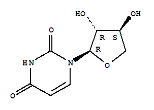(9Ci)-1-[(2R,3R,4S)-四氢-3,4-二羟基-2-呋喃]-2,4(1H,3H)-嘧啶二酮结构式_325683-85-0结构式