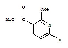 6-氟-2-甲氧基烟酸甲酯结构式_325707-62-8结构式