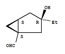 (1S,3R,5S)-(9Ci)-3-乙基-3-羟基-双环[3.1.0]己烷-1-羧醛结构式_326599-78-4结构式