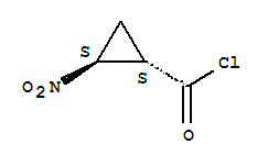 (1R,2R)-Rel-(9Ci)-2-硝基-环丙烷羰酰氯结构式_326853-93-4结构式
