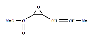 (9ci)-3-(1-丙烯基)-环氧乙烷羧酸甲酯结构式_326908-30-9结构式