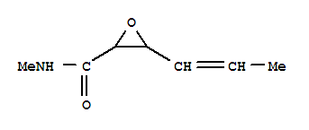(9ci)-n-甲基-3-(1-丙烯基)-环氧乙烷羧酰胺结构式_326908-69-4结构式