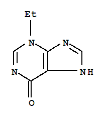 (9Ci)-3-乙基-3,7-二氢-6H-嘌呤-6-酮结构式_327036-83-9结构式