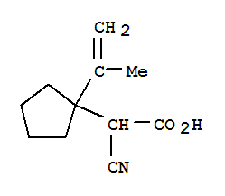 (9Ci)--Alpha--氰基-1-(1-甲基乙烯)-乙酸结构式_327050-05-5结构式