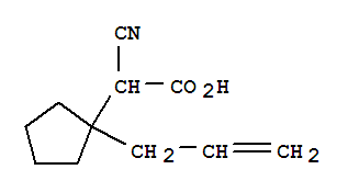 (9Ci)--Alpha--氰基-1-(2-丙烯基)-乙酸结构式_327050-08-8结构式