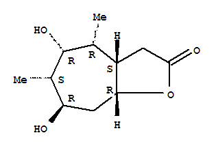 (3Ar,4S,5S,6R,7S,8As)-Rel-(9Ci)-八氢-5,7-二羟基-4,6-二甲基-2H-环庚并[B]呋喃-2-酮结构式_328394-37-2结构式