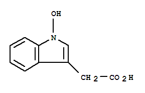 (9ci)-1-羟基-1H-吲哚-3-乙酸结构式_3289-81-4结构式