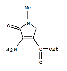 1H-pyrrole-3-carboxylicacid,4-amino-2,5-dihydro-1-methyl-5-oxo-,ethylester(9ci)Structure,329695-21-8Structure 1H-pyrrole-3-carboxylicacid,4-amino-2,5-dihydro-1-methyl-5-oxo-,ethylester(9ci) Structure,329695-21-8Structure