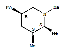 (3R,5S,6S)-Rel-(9Ci)-1,5,6-三甲基-3-羟基哌啶结构式_329717-07-9结构式