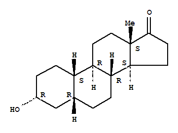 19-去甲还原胆烷醇酮结构式_33036-33-8结构式