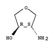 (3R,4S)-4-氨基四氢-3-呋喃醇结构式_330975-13-8结构式