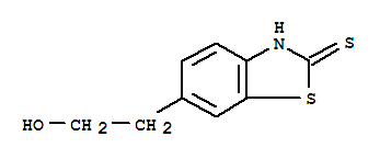 (9ci)-6-(2-疏基乙基)-2(3H)-苯并噻唑硫酮结构式_33125-85-8结构式