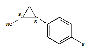 Cyclopropanecarbonitrile,2-(4-fluorophenyl)-,(1r,2s)-(9ci)Structure,331941-38-9Structure Cyclopropanecarbonitrile,2-(4-fluorophenyl)-,(1r,2s)-(9ci) Structure,331941-38-9Structure