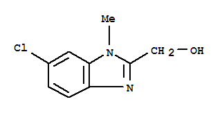 (9ci)-6-氯-1-甲基-1H-苯并咪唑-2-甲醇结构式_331949-55-4结构式