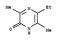 (9ci)-5-乙基-3,6-二甲基-2(1H)-吡嗪酮结构式_33216-89-6结构式