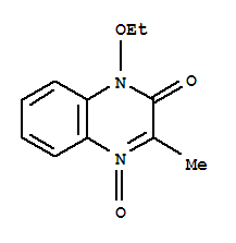 (9Ci)-1-乙氧基-3-甲基-2(1H)-喹噁啉酮,4-氧化物结构式_332850-08-5结构式