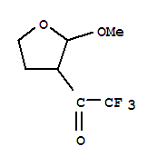 Ethanone,2,2,2-trifluoro-1-(tetrahydro-2-methoxy-3-furanyl)-(9ci)Structure,333339-72-3Structure Ethanone,2,2,2-trifluoro-1-(tetrahydro-2-methoxy-3-furanyl)-(9ci) Structure,333339-72-3Structure