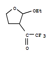 (9Ci)-1-(2-乙氧基四氢-3-呋喃)-2,2,2-三氟-乙酮结构式_333339-73-4结构式