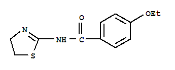 (9Ci)-N-(4,5-二氢-2-噻唑)-4-乙氧基-苯甲酰胺结构式_333348-73-5结构式