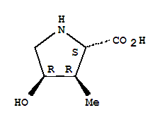 (3R,4R)-4-羟基-3-甲基-L-脯氨酸结构式_333354-55-5结构式