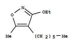(9Ci)-3-乙氧基-4-己基-5-甲基-噁唑结构式_334887-34-2结构式