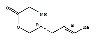 (5R)-(9Ci)-5-(2E)-2-丁烯-吗啉结构式_334994-41-1结构式