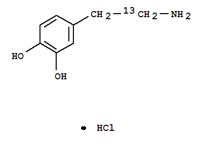 盐酸多巴胺-13C结构式_335081-04-4结构式