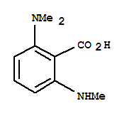 2-(二甲基氨基)-6-(甲基氨基)苯甲酸结构式_335640-45-4结构式