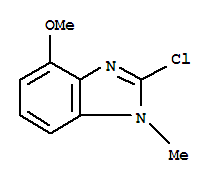 (9ci)-2-氯-4-甲氧基-1-甲基-1H-苯并咪唑结构式_33604-87-4结构式