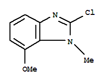(9ci)-2-氯-7-甲氧基-1-甲基-1H-苯并咪唑结构式_33604-88-5结构式