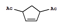 Ethanone,1,1-(2-cyclopentene-1,4-diyl)bis-(9ci) Structure