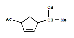 (9Ci)-1-[4-(1-羟基乙基)-2-环戊烯-1-基]-乙酮结构式_336101-01-0结构式