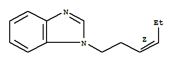 (9ci)-1-(3z)-3-己烯-1H-苯并咪唑结构式_336106-20-8结构式