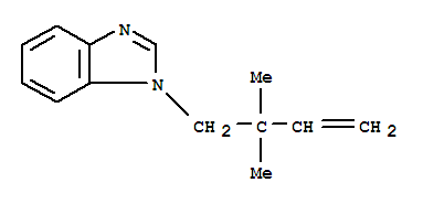 (9ci)-1-(2,2-二甲基-3-丁烯)-1H-苯并咪唑结构式_336106-25-3结构式