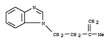 (9ci)-1-(3-甲基-3-丁烯)-1H-苯并咪唑结构式_336106-26-4结构式