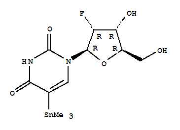 2-脱氧-2-氟-5-(三甲基锡)-尿苷结构式_336881-26-6结构式